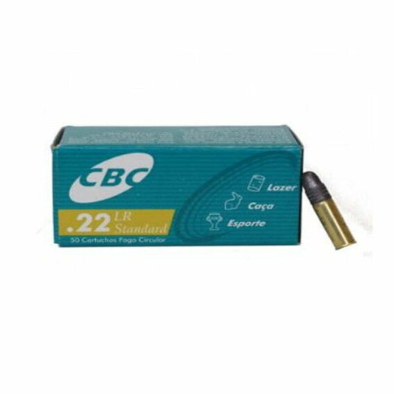 Munição CBC 22 Standard LR CHOG 40GR Munição CBC 22 Standard LR CHOG 40GR