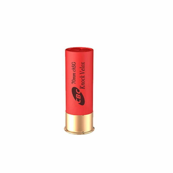Munição CBC Cartucho 12-70 Knock Velox CH-SG Munição CBC Cartucho 12/70 Knock Velox CH-SG