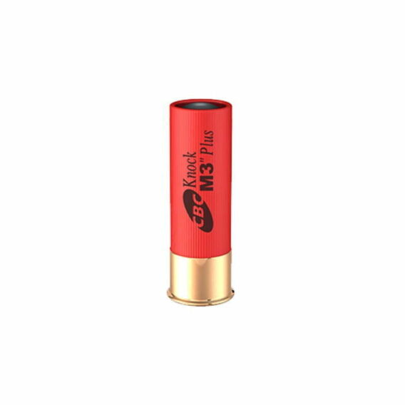 Munição CBC Cartucho 12-76-2 Knock M3 Plus – Sg1 + Ch-Sg 2 Munição CBC Cartucho 12/76,2 Knock M3 Plus – Sg1 + Ch-Sg