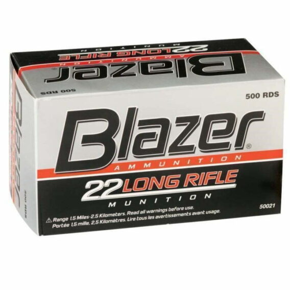 Munição CCI 17HMR TNT HP 17 Grains – Cx 50 2 Munição CCI Blazer Cal .22 LR 40GR LRN Cx 50