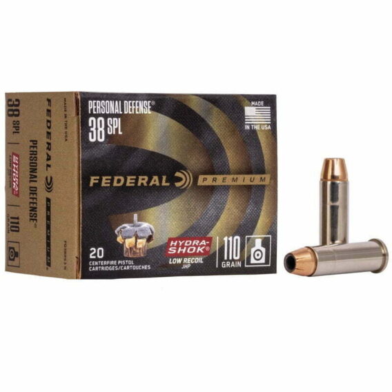 Munição Federal 38 SPL HYDRA_SHOCK JHP 110GR – CX 20 Munição Federal 38 SPL HYDRA_SHOCK JHP 110GR – CX 20