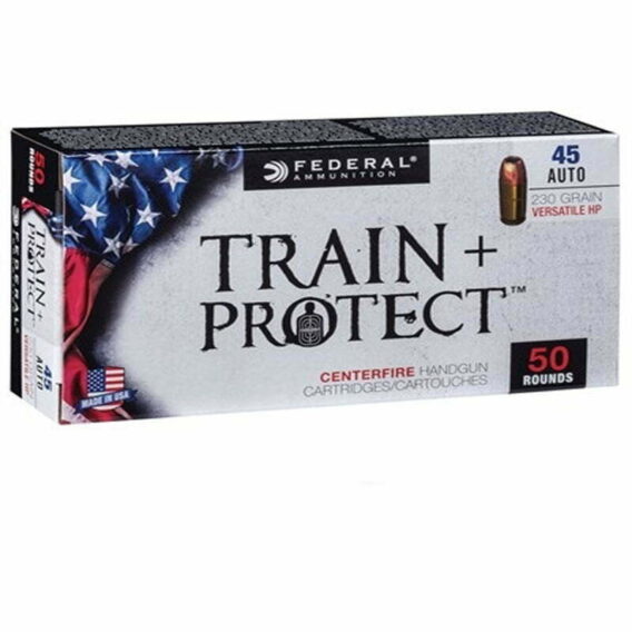 Munição Federal Cal 45 Auto 230GR VHP Train Protect – Cx 502 Munição Federal Cal 45 Auto 230GR VHP Train Protect – Cx 50