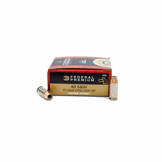 Munição Federal Hydra Shok JHP 40S&W HP 155 Grains – Cx 20 Munição Federal Hydra Shok JHP .40S&W HP 155 Grains – Cx 20