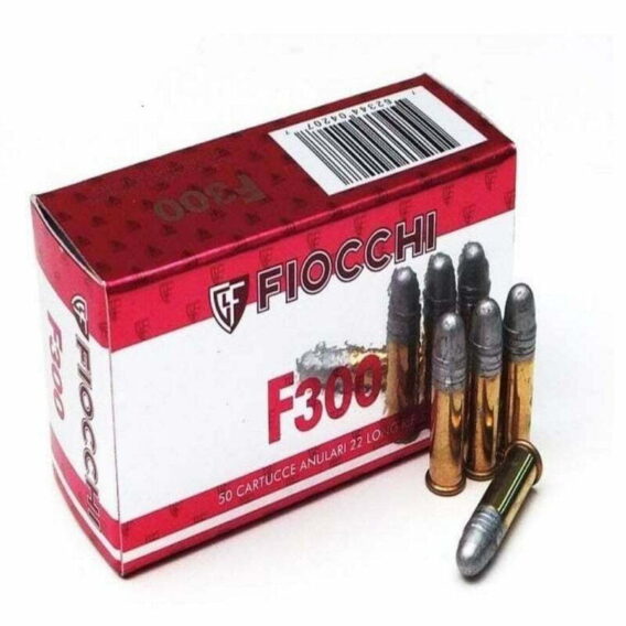 Munição Fiocchi 22 LR F300 40gr – Cx 50 Munição Fiocchi 22 LR F300 40gr – Cx 50