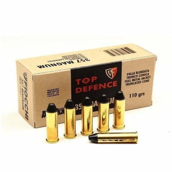 Munição Fiocchi 357 MAGNUM FMJTC BLACK MAMBA 110gr – Cx 50 Munição Fiocchi 357 MAGNUM FMJTC BLACK MAMBA 110gr – Cx 50