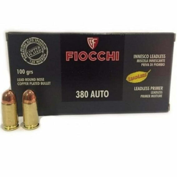 Munição Fiocchi 380 AUTO RNCP 100gr – Cx 50 Munição Fiocchi 380 AUTO RNCP 100gr – Cx 50