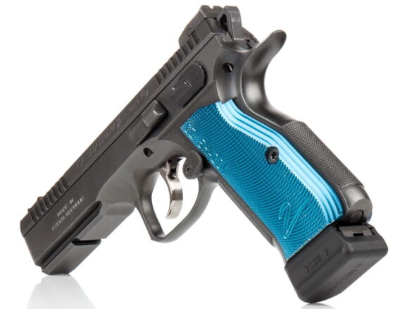 Shadow-2-1 Pistola Ceska Zbrojovka CZ Shadow 2 Cal.9mm Oxidada (TALA AZUL) 19 Tiros