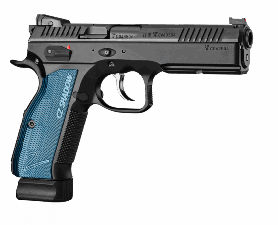 cz_shadow2_right_black_lacguer Pistola Ceska Zbrojovka CZ Shadow 2 Cal.9mm Oxidada (TALA AZUL) 19 Tiros