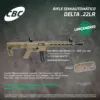 RIFLE CBC DELTA CALIBRE 22 / DUAS CORES