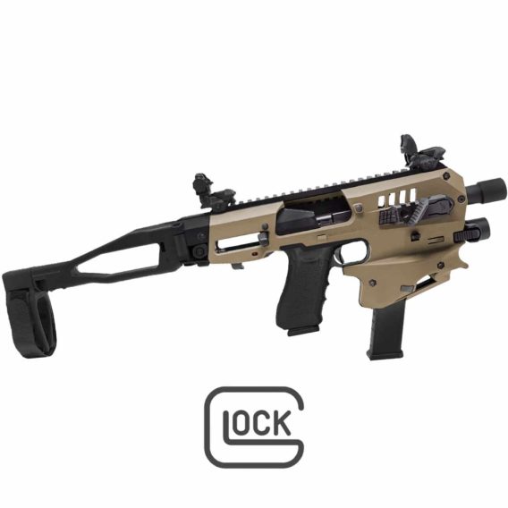 KIT-RONI-CAA-CONVERSAO-GLOCK-MARROM Kit Roni Glock