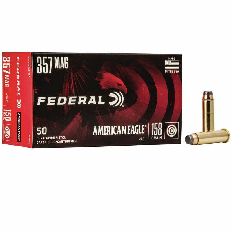 Munição Federal 357 MAGUM JACKETED SOFT POINT 158GR – CX 50