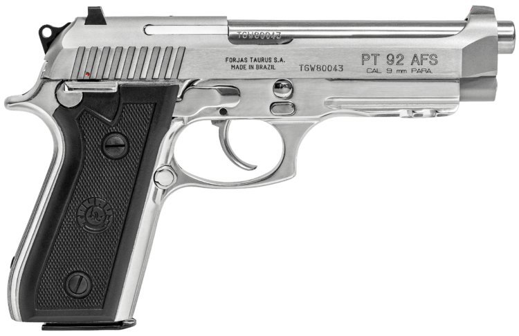 PISTOLA TAURUS PT 92 INOX – CALIBRE 9MM – 18 TIROS