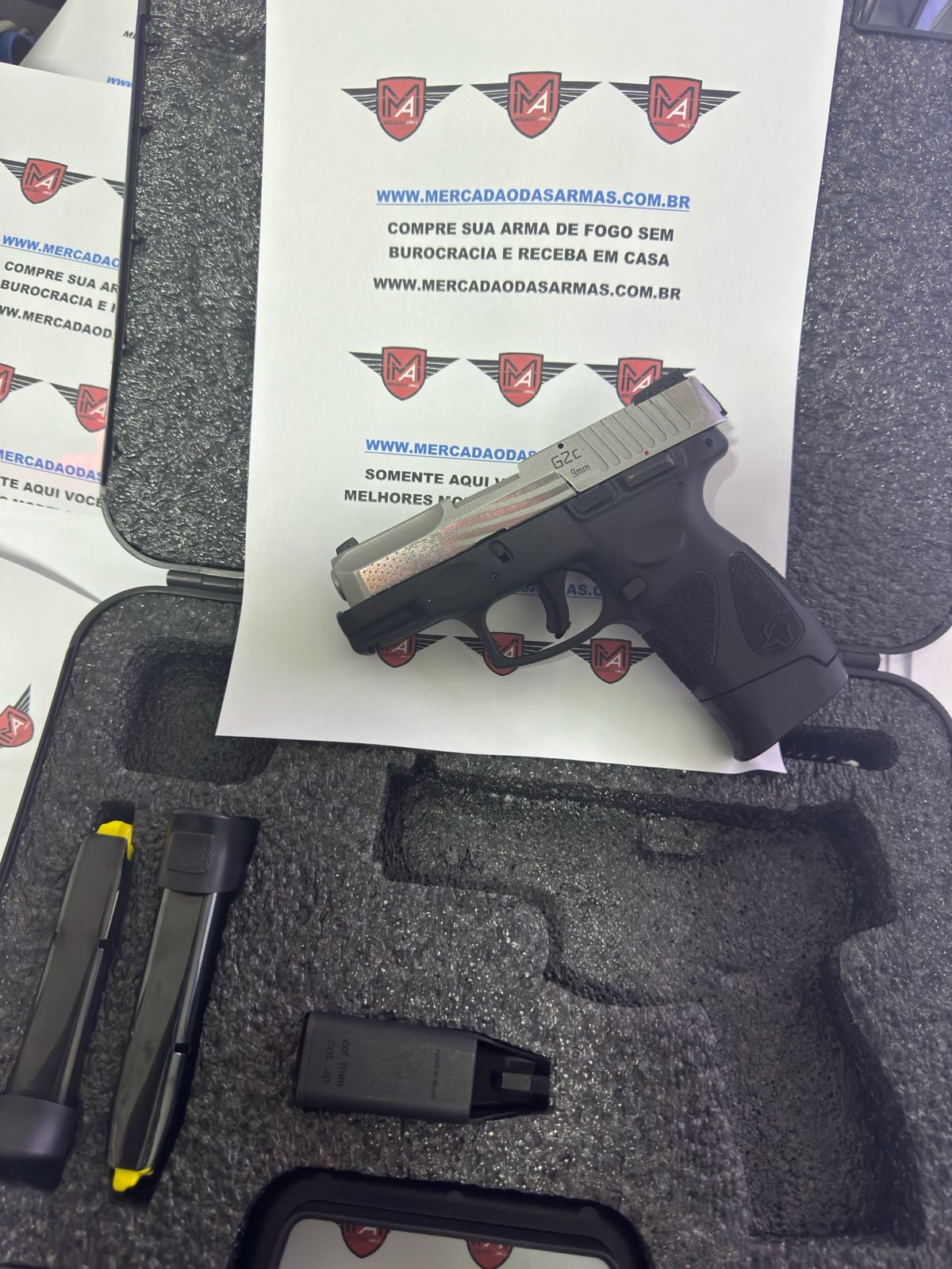 PISTOLA TAURUS G2C EDIÇÃO ESPECIAL CAL. 9MM NO PARAGUAI BARATA